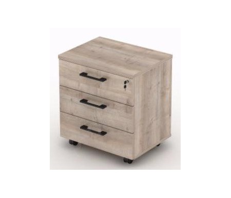 ТORRz ТМС 3D Тумба мобильная, дуб Каньон Z, 465х450х650