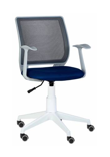 Кресло Эксперт whiteТ ткань W05 син./TW-син.