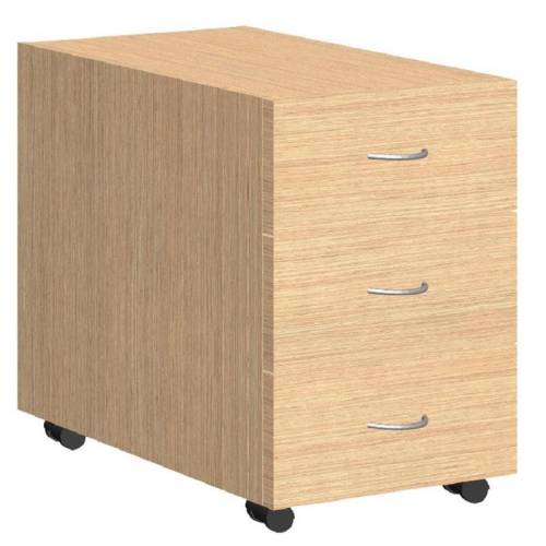 SIMPLE SC-3M Тумба подкатная  Легно светлый 412*450*556