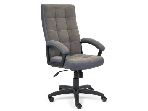Кресло TETCHAIR TRENDY (22) флок/ткань, серый, 29/TW-12