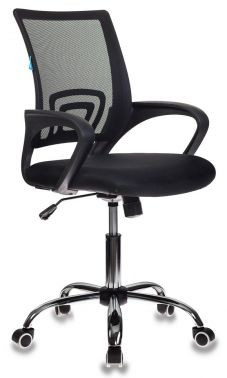Кресло Бюрократ CH-695NSL BLACK черный TW-01 сиденье черный TW-11 крестовина металл хром