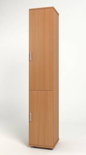 МОНОЛИТ КМ 8.1 Шкаф узкий закрытый (КМ45.1+ДМ41.1+Дм42.1) 370х370х2050 бук МОНОЛИТ КМ 8.1 Шкаф узкий закрытый (КМ45.1+ДМ41.1+Дм42.1) 370х370х2050 бук
