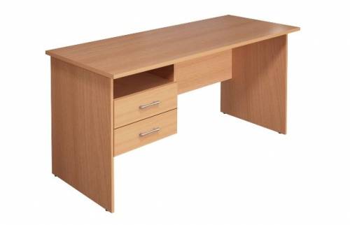 МОНОЛИТ КМ 40.1 Стол рабочий с тумбой 1200х600х750 бук