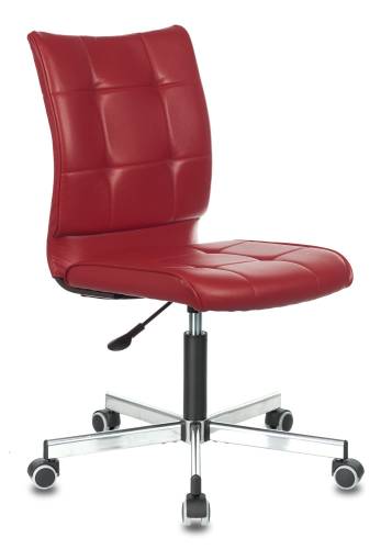 Кресло Бюрократ CH-330M красный Next-13 искусственная кожа крестовина металл хром Кресло Бюрократ CH-330M красный Next-13 искусственная кожа крестовина металл хром
