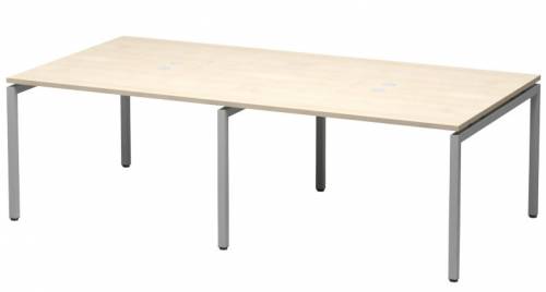 Кубика 2323 Станция рабочая 4-местная 2400 (402681,402682,402690-4,402726-4) (430 Дуб Шамони светлый