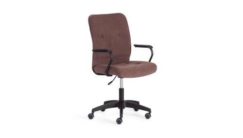 Кресло TETCHAIR WIND флок, коричневый, 6