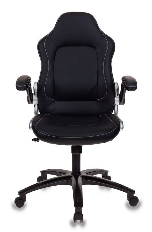Кресло игровое Бюрократ VIKING-2/BLACK черный искусственная кожа (пластик черный)	