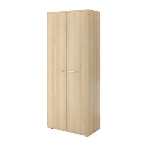 ДУБЛИН ДБ 40.37 Шкаф высокий закрытый 2 двери 800х400х1980 (ДБ24+ДБ29*2) Дуб кофейный