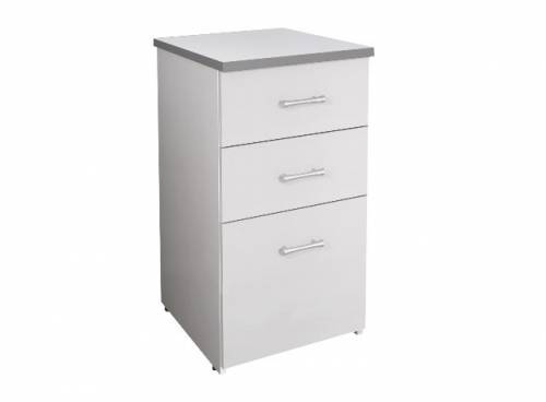 МОНОЛИТ КМ 35.11 Тумба приставная файловая (ТМ1.11+ТМ08.11) 400х450х750 серый