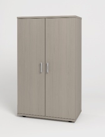 МОНОЛИТ КМ 13.15 Шкаф средний закрытый (ШМ 51.15 +ДМ 42.15 х 2), 740х390х1220 дуб молочный