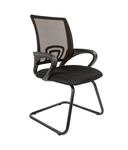 Кресло CHAIRMAN CH-696 V черный TW-01 полозья металл черный