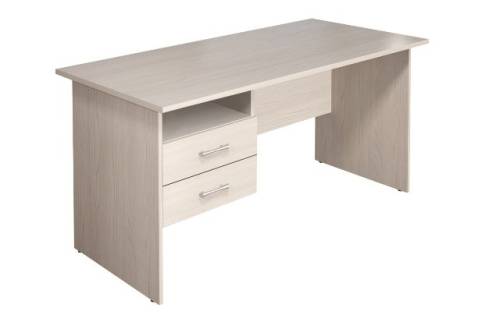 МОНОЛИТ КМ 79.15 Стол рабочий с подвесной тумбой (СМ 1.15+ТМ11.15), 1200*700*750 дуб молочный