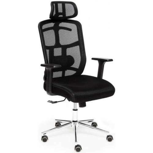 Кресло TETCHAIR MESH-6 ткань, черный