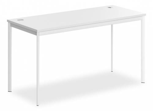 IMAGO-S Стол рабочий СП-2.1S белый,1200х600х755, ДСП 22мм,Металлокаркас белый,фронтальная панель IMAGO-S Стол рабочий СП-2.1S белый,1200х600х755, ДСП 22мм,Металлокаркас белый,фронтальная панель
