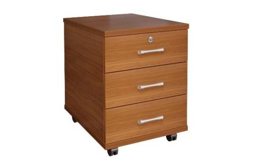 МОНОЛИТ ТМ 25.3 Тумба подкатная 400х550х560 орех с замком