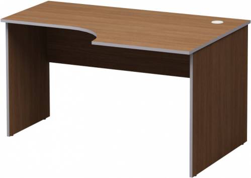 2365,Стол офисный правый «Бюджет», Цвет: Орех Онтарио 160. Размер (ВхШхГ):740х1360х900 мм. 2365,Стол офисный правый «Бюджет», Цвет: Орех Онтарио 160. Размер (ВхШхГ):740х1360х900 мм.