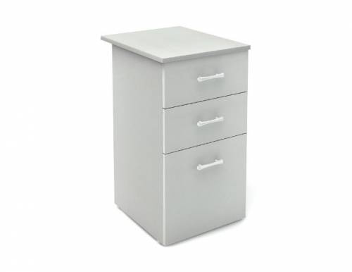 МОНОЛИТ КМ 36.11 Тумба приставная (ТМ08.11+ТМ02.11),400х600х22, серый