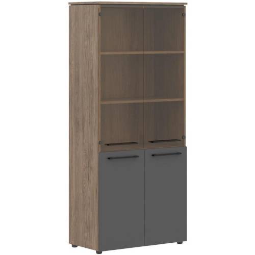 MORRIS TREND Шкаф комбинированный MHC 85.2, Антрацит/Кария Пальмира, 854*423*1956 MORRIS TREND Шкаф комбинированный MHC 85.2, Антрацит/Кария Пальмира, 854*423*1956