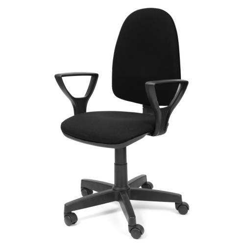 Кресло "Мартин" с подлокотниками "Гольф" чёрное Кресло "Мартин" с подлокотниками "Гольф" чёрное