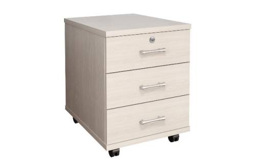 МОНОЛИТ ТМ 25.15 Тумба подкатная 400х550х560 дуб молочный, с замком