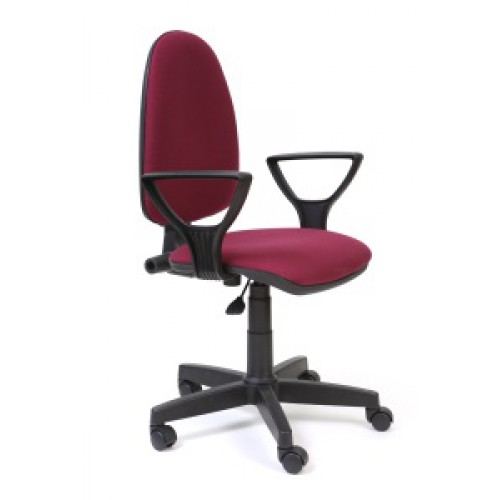 Кресло "Гранд" с подлокотниками "Гольф" бордовая ткань Кресло "Гранд" с подлокотниками "Гольф" бордовая ткань