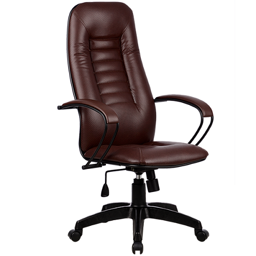 Кресло Metta ВР-2 PI №823, коричневый, перфорированная экокожа