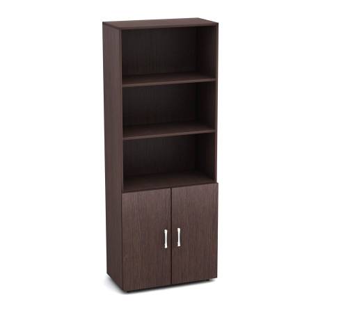 КАНЦ К 1.16 Шкаф высокий дуб венге, с низкими дверками , 700х350х1830 КАНЦ К 1.16 Шкаф высокий дуб венге, с низкими дверками , 700х350х1830