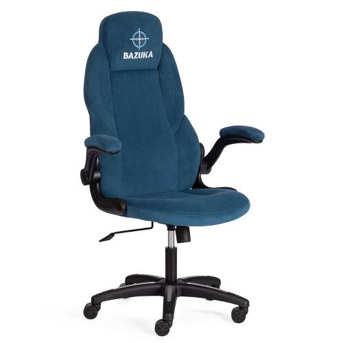 Кресло TETCHAIR BAZUKA флок, синий, 32