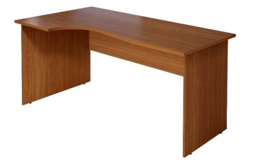 МОНОЛИТ СМ 5.3 Стол криволинейный 1400х900(700)х750 левый орех МОНОЛИТ СМ 5.3 Стол криволинейный 1400х900(700)х750 левый орех