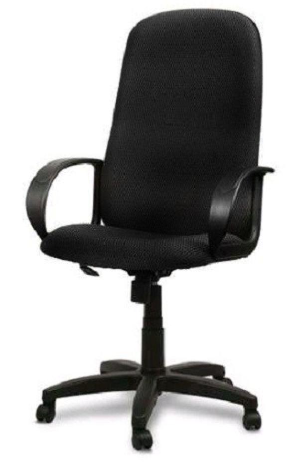 Кресло руководителя "Амбасадор", В-14 чёрная ткань
