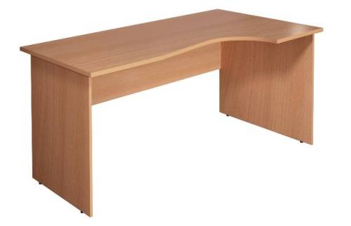 МОНОЛИТ СМ 4.1 Стол криволинейный 1400х900(700)х750 правый бук МОНОЛИТ СМ 4.1 Стол криволинейный 1400х900(700)х750 правый бук