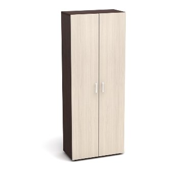 КАНЦ ШК 40.25 Шкаф для одежды 700х350х1830 венге 16+ дверки дуб молочный 15
