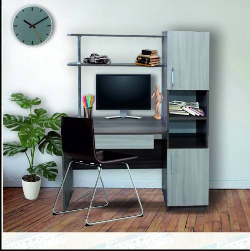 Стол компьютерный Омега 1 Э Ясень Шима темн/ Ясень Шима светлый Стол компьютерный Омега 1 Э Ясень Шима темн/ Ясень Шима светлый