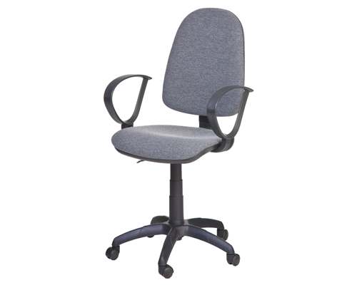 Кресло Мартин с подлокотниками  "Рондо" В-3 св. серый