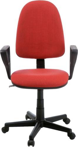 Кресло Престиж с подлокотниками "Самба" В-9 темно-красный