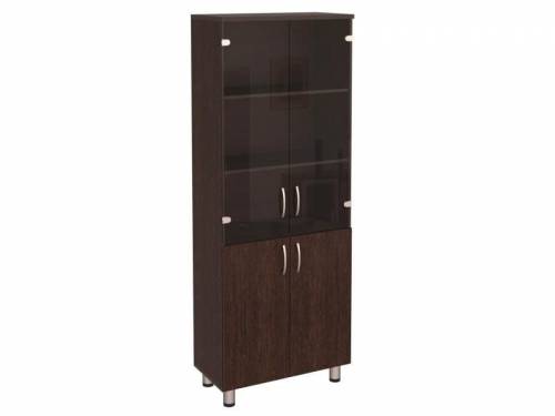 Лидер-Престиж 83.23 Шкаф для сувениров 760х390х2000, цвет венге