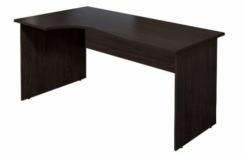 МОНОЛИТ СМ 6.14 П Стол криволинейный 1600х900(700)х750 правый дуб венге