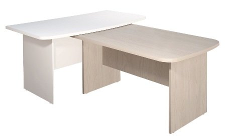 ЭТАЛОН КЭ 10 Приставка 1400х860х720 дуб молочный ЭТАЛОН КЭ 10 Приставка 1400х860х720 дуб молочный