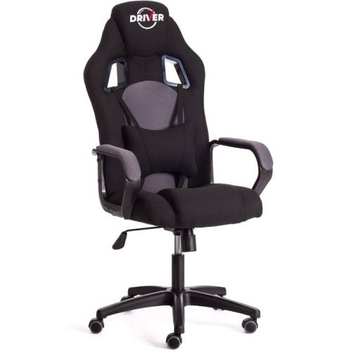 Кресло TETCHAIR DRIVER (22) ткань, черный/серый, 2603/TW-12