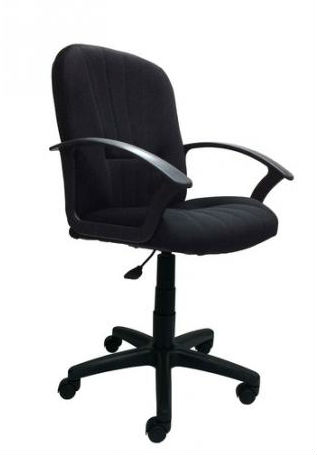Кресло офисное "Лофт" ,черный кож зам 