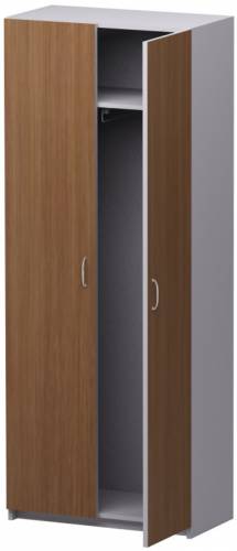 2555, Шкаф для одежды «Бюджет», цвет: Орех Онтарио,Размер (ВхШхГ):1810х716х349 мм 2555, Шкаф для одежды «Бюджет», цвет: Орех Онтарио,Размер (ВхШхГ):1810х716х349 мм