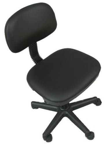 Кресло "Сеньор" без подлокотников кож/зам чёрный Кресло "Сеньор" без подлокотников кож/зам чёрный