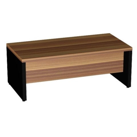 Вр-1.0 Стол руководителя 2000х900х750 Слива Валлис/Черный