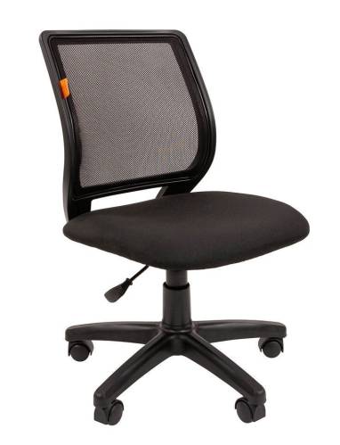 Кресло CHAIRMAN 699 БП спинка серая сетка, сидение чёрная ткань. Без подлокотников Кресло CHAIRMAN 699 БП спинка серая сетка, сидение чёрная ткань. Без подлокотников