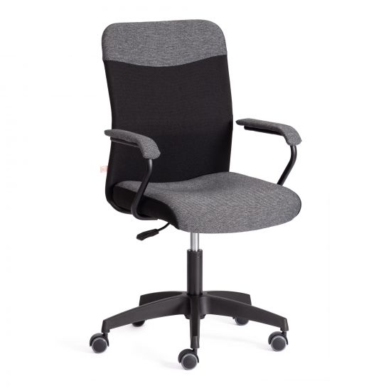 Кресло TETCHAIR FLY ткань, серый/черный, 207/2603