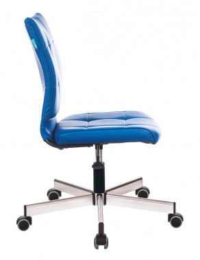 Кресло Бюрократ CH-330M/OR-03 без подлокотников синий искусственная кожа крестовина металл Кресло Бюрократ CH-330M/OR-03 без подлокотников синий искусственная кожа крестовина металл