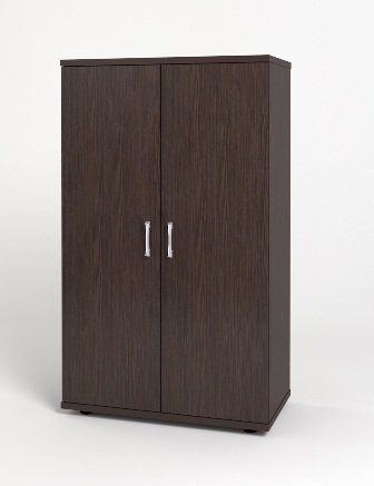 МОНОЛИТ КМ 13.14 Шкаф средний закрытый (ШМ51.14+ДМ42.14х2), 740х390х1220, венге