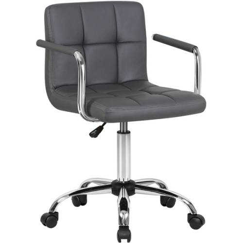 Офисное кресло DOBRIN TERRY цвет серый, основание хром